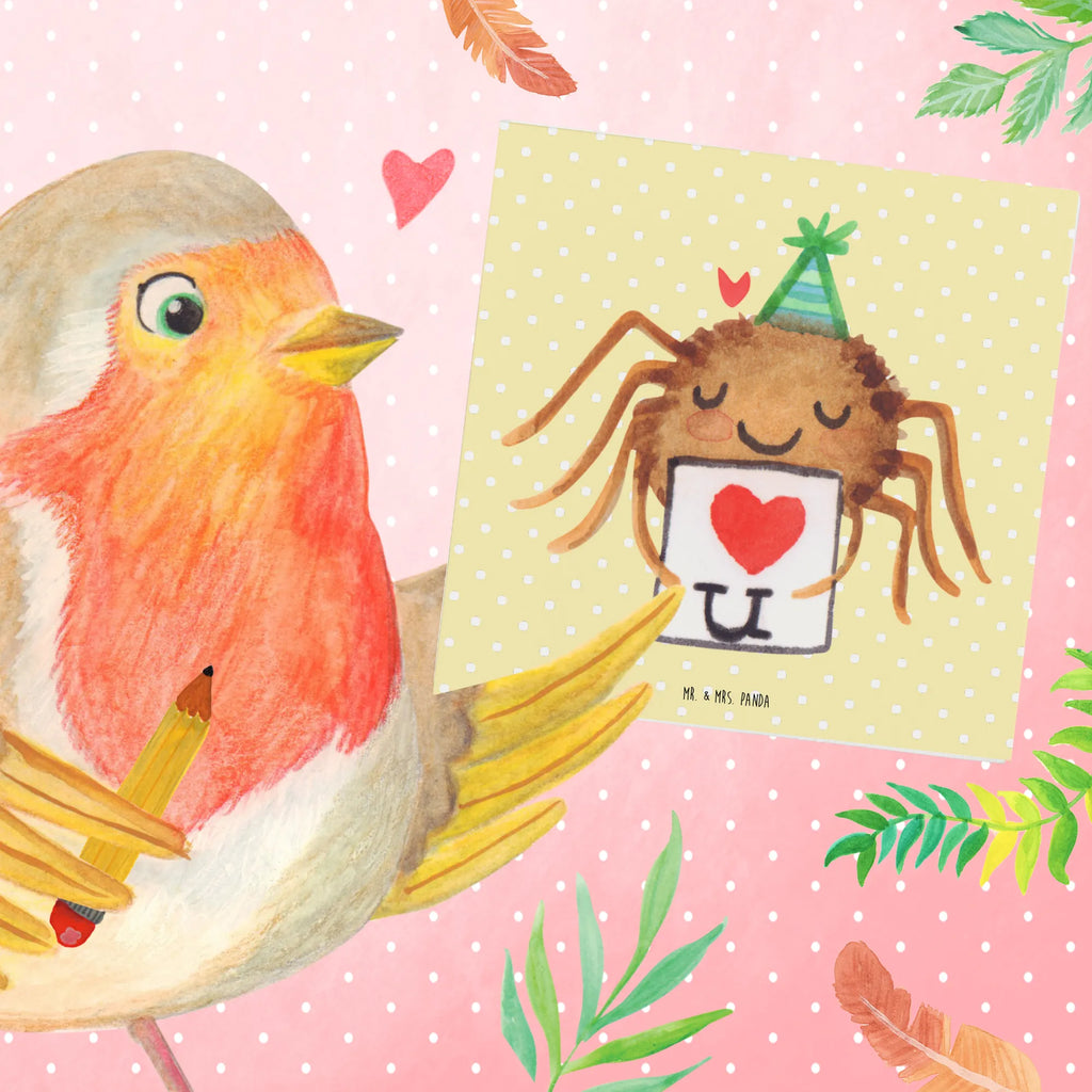 Deluxe Karte Spinne Agathe Brief Hochwertige Grußkarte, Geburtstagskarte, Hochzeitskarte, Einladungskarte, Hochwertige Klappkarte, Karte, Glückwunschkarte, Klappkarte, Grußkarte, Spinne Agathe, Spinne, Agathe, Videos, Merchandise, Treuebeweis, Treuetest, Liebespaar, Liebesbeweis, Verliebt, Liebesgeschenk, Heiratsantrag, Ich Liebe dich