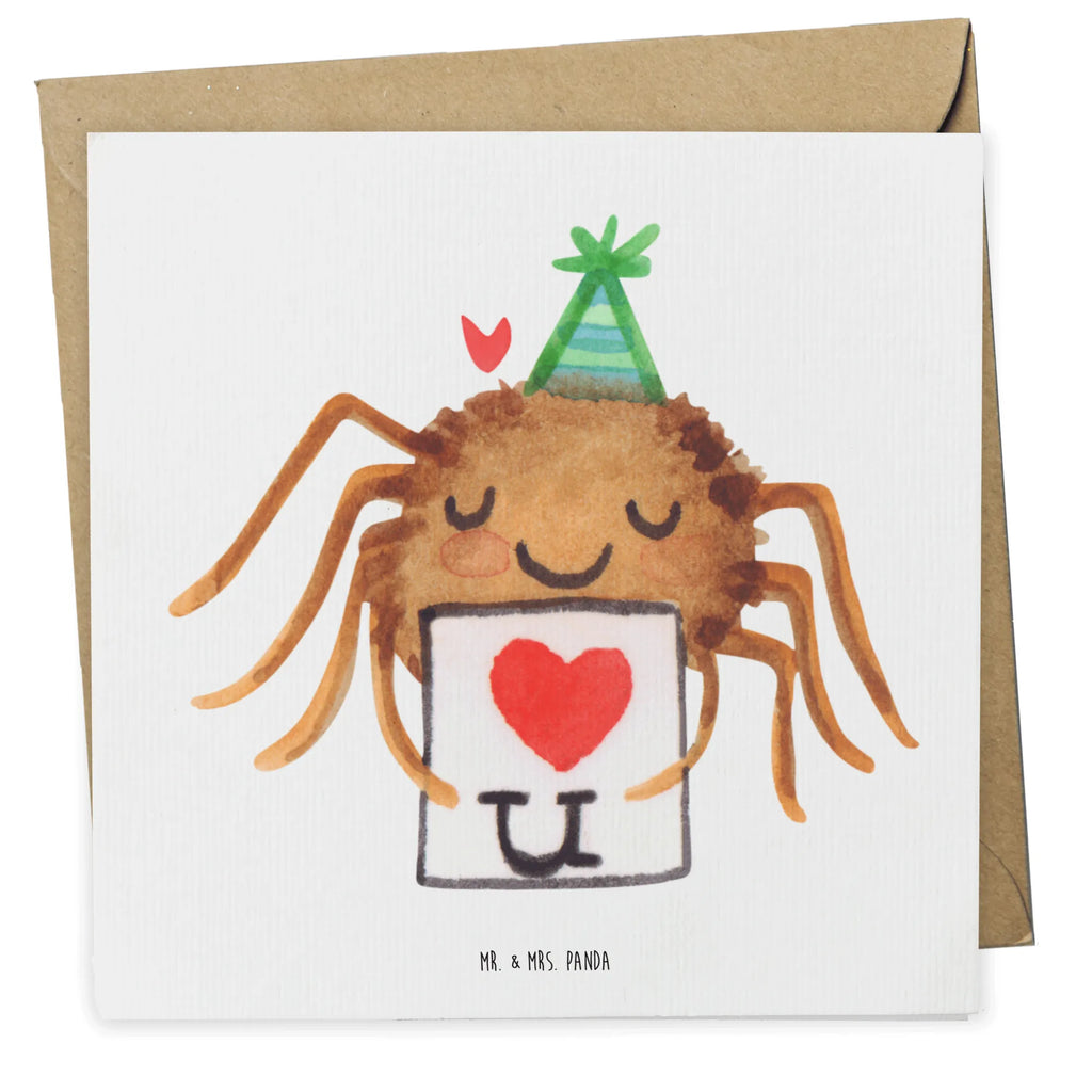 Deluxe Karte Spinne Agathe Brief Hochwertige Grußkarte, Geburtstagskarte, Hochzeitskarte, Einladungskarte, Hochwertige Klappkarte, Karte, Glückwunschkarte, Klappkarte, Grußkarte, Spinne Agathe, Spinne, Agathe, Videos, Merchandise, Treuebeweis, Treuetest, Liebespaar, Liebesbeweis, Verliebt, Liebesgeschenk, Heiratsantrag, Ich Liebe dich