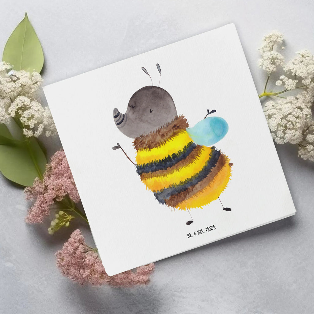 Deluxe Card bumblebee fluffy Grußkarte, Hochwertige Grußkarte, Hochzeitskarte, Karte, Hochwertige Klappkarte, Klappkarte, Glückwunschkarte, Einladungskarte, Geburtstagskarte, Tiermotive, Gute Laune, lustige Sprüche, Tiere, Hummel, Biene, Flauschig, Natur, Blume