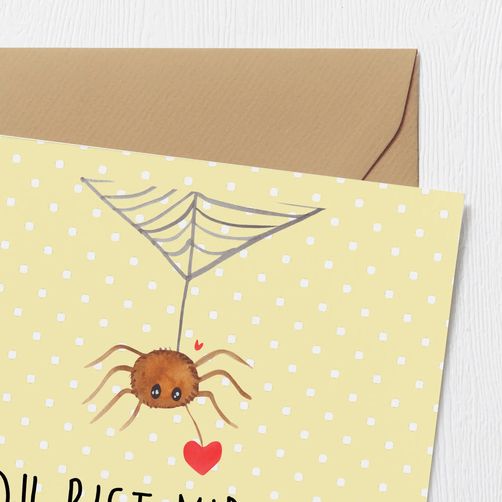 Deluxe Karte Spinne Agathe Liebe Karte, Glückwunschkarte, Klappkarte, Grußkarte, Hochwertige Grußkarte, Hochzeitskarte, Einladungskarte, Geburtstagskarte, Hochwertige Klappkarte, Spinne Agathe, Spinne, Agathe, Videos, Merchandise, Verliebt, Liebe, Liebesbeweis, Liebesgeschenk