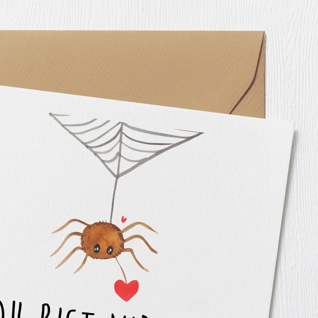 Deluxe Karte Spinne Agathe Liebe Karte, Glückwunschkarte, Klappkarte, Grußkarte, Hochwertige Grußkarte, Hochzeitskarte, Einladungskarte, Geburtstagskarte, Hochwertige Klappkarte, Spinne Agathe, Spinne, Agathe, Videos, Merchandise, Verliebt, Liebe, Liebesbeweis, Liebesgeschenk