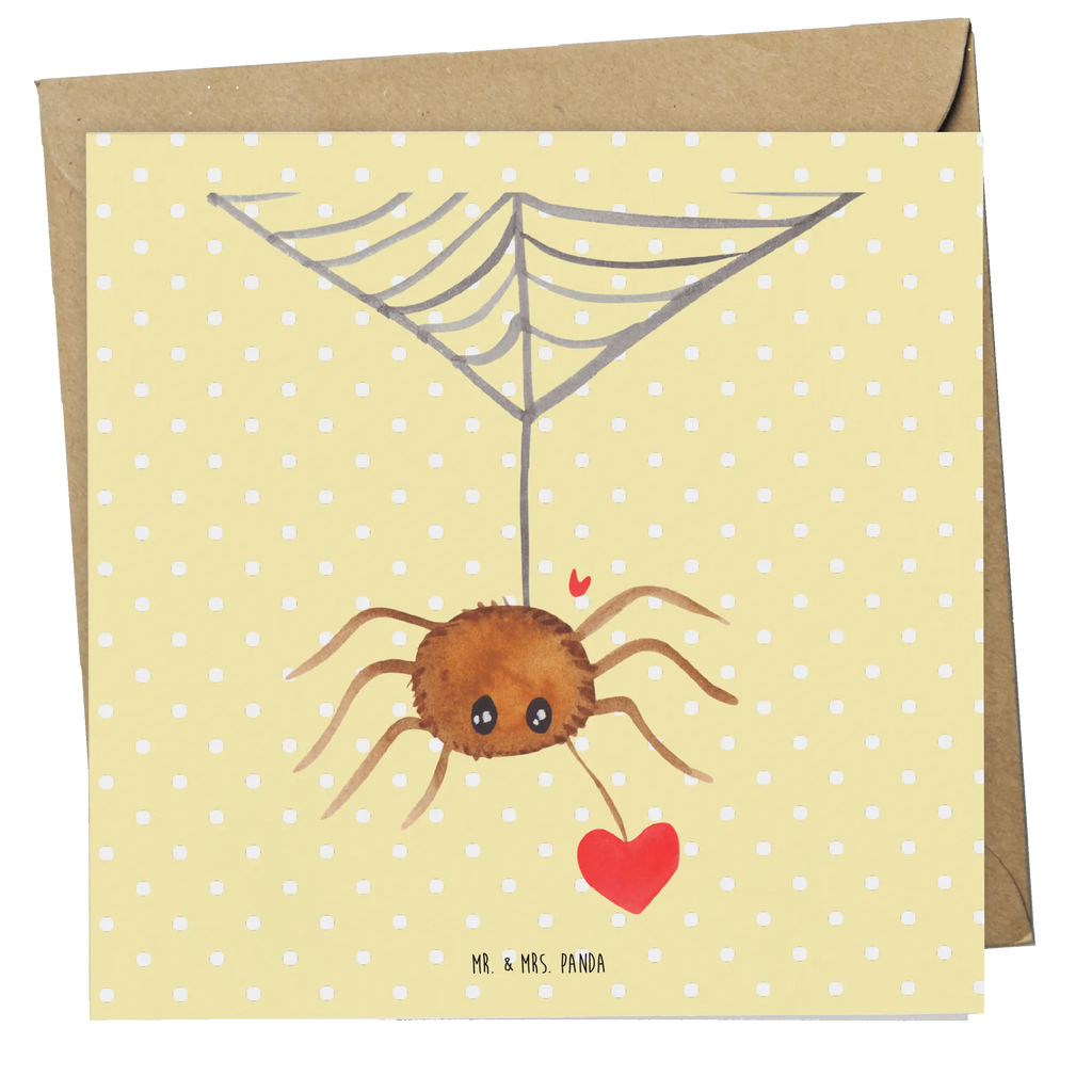 Deluxe Karte Spinne Agathe Liebe Karte, Glückwunschkarte, Klappkarte, Grußkarte, Hochwertige Grußkarte, Hochzeitskarte, Einladungskarte, Geburtstagskarte, Hochwertige Klappkarte, Spinne Agathe, Spinne, Agathe, Videos, Merchandise, Verliebt, Liebe, Liebesbeweis, Liebesgeschenk