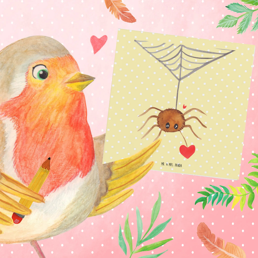 Deluxe Karte Spinne Agathe Liebe Karte, Glückwunschkarte, Klappkarte, Grußkarte, Hochwertige Grußkarte, Hochzeitskarte, Einladungskarte, Geburtstagskarte, Hochwertige Klappkarte, Spinne Agathe, Spinne, Agathe, Videos, Merchandise, Verliebt, Liebe, Liebesbeweis, Liebesgeschenk