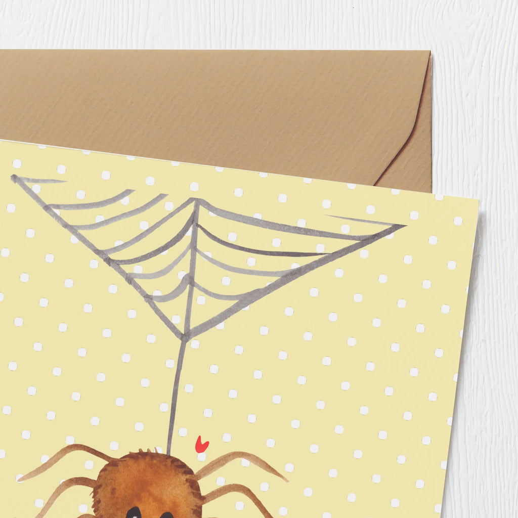 Deluxe Karte Spinne Agathe Liebe Karte, Glückwunschkarte, Klappkarte, Grußkarte, Hochwertige Grußkarte, Hochzeitskarte, Einladungskarte, Geburtstagskarte, Hochwertige Klappkarte, Spinne Agathe, Spinne, Agathe, Videos, Merchandise, Verliebt, Liebe, Liebesbeweis, Liebesgeschenk