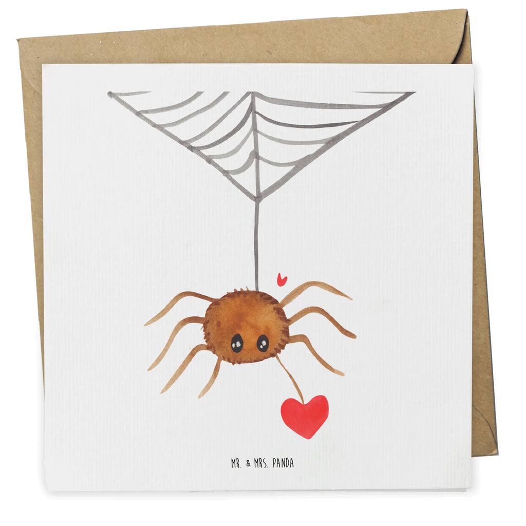 Deluxe Karte Spinne Agathe Liebe Karte, Glückwunschkarte, Klappkarte, Grußkarte, Hochwertige Grußkarte, Hochzeitskarte, Einladungskarte, Geburtstagskarte, Hochwertige Klappkarte, Spinne Agathe, Spinne, Agathe, Videos, Merchandise, Verliebt, Liebe, Liebesbeweis, Liebesgeschenk