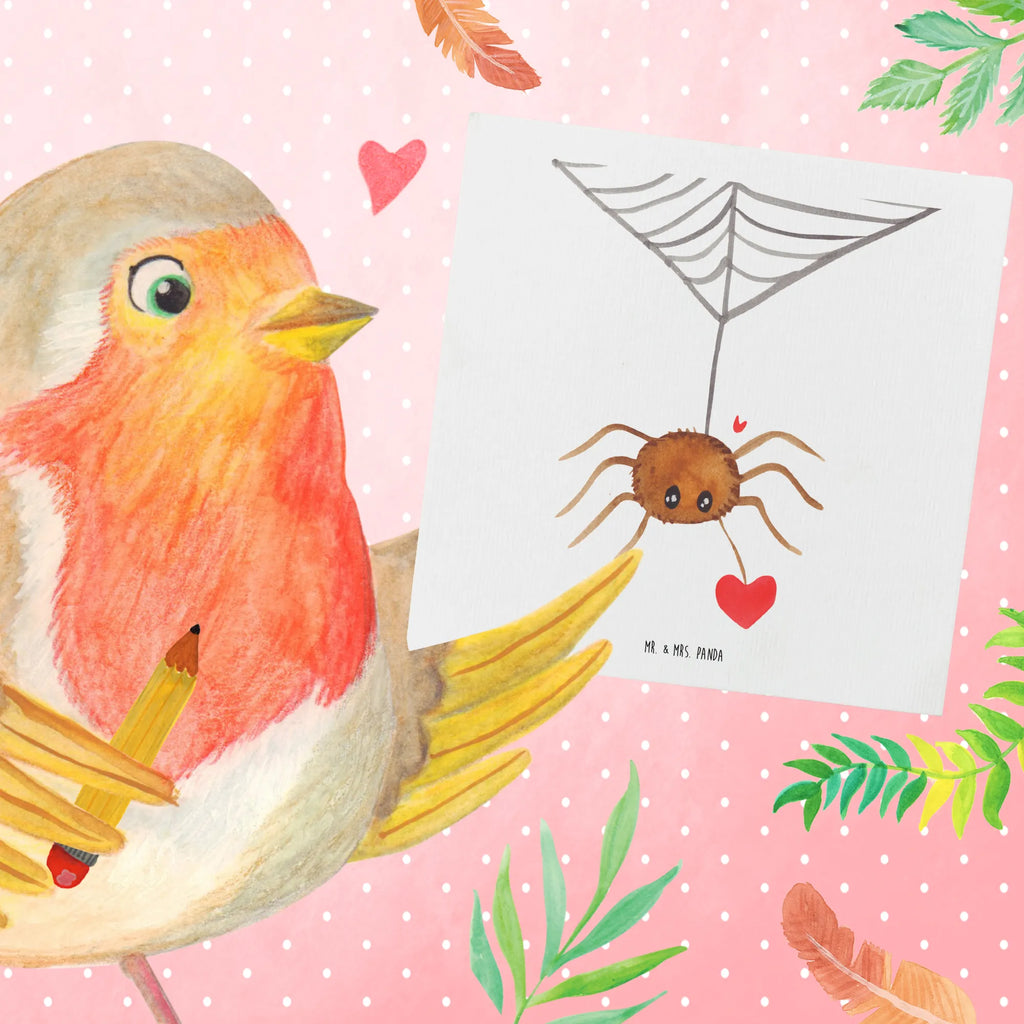 Deluxe Karte Spinne Agathe Liebe Karte, Glückwunschkarte, Klappkarte, Grußkarte, Hochwertige Grußkarte, Hochzeitskarte, Einladungskarte, Geburtstagskarte, Hochwertige Klappkarte, Spinne Agathe, Spinne, Agathe, Videos, Merchandise, Verliebt, Liebe, Liebesbeweis, Liebesgeschenk