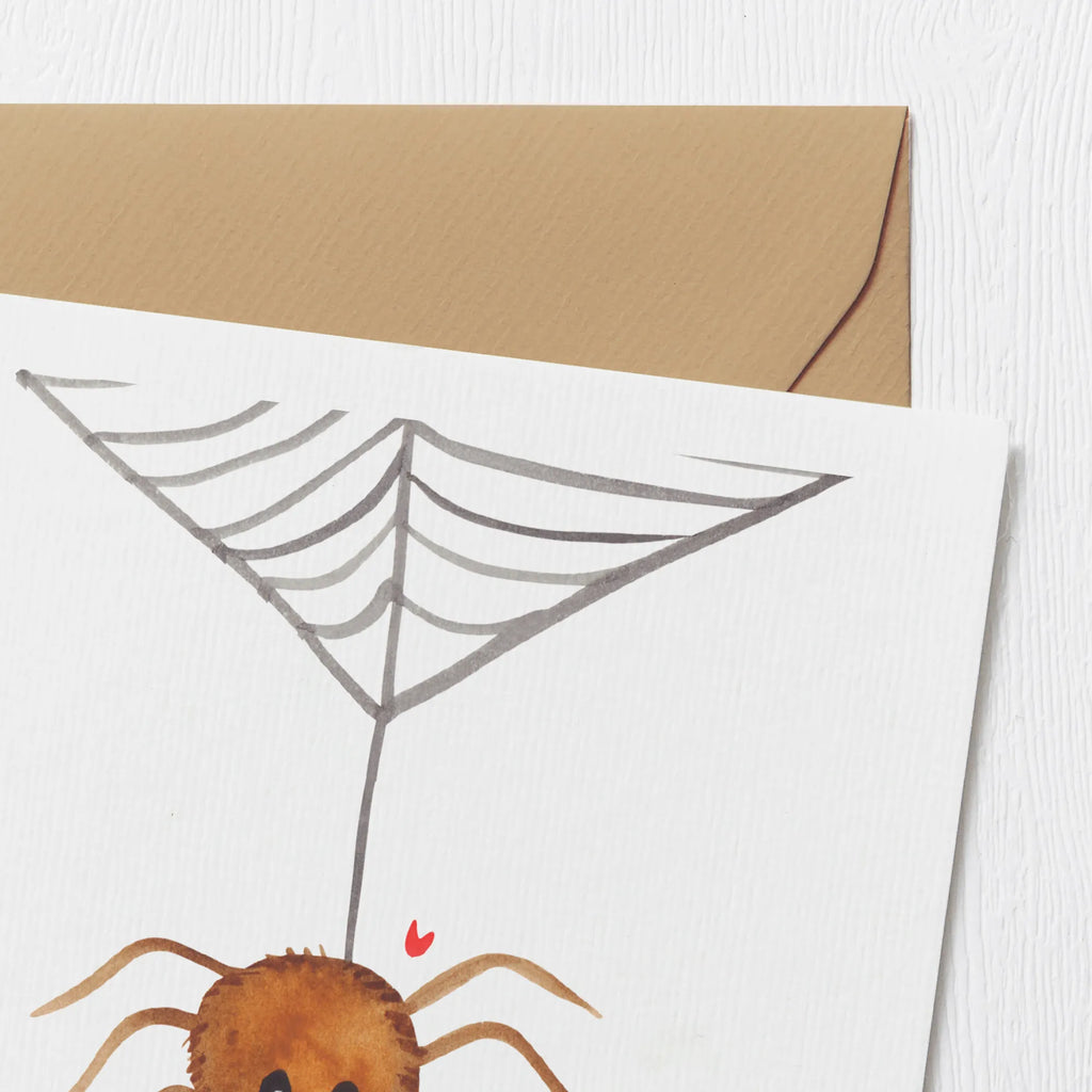 Deluxe Karte Spinne Agathe Liebe Karte, Glückwunschkarte, Klappkarte, Grußkarte, Hochwertige Grußkarte, Hochzeitskarte, Einladungskarte, Geburtstagskarte, Hochwertige Klappkarte, Spinne Agathe, Spinne, Agathe, Videos, Merchandise, Verliebt, Liebe, Liebesbeweis, Liebesgeschenk