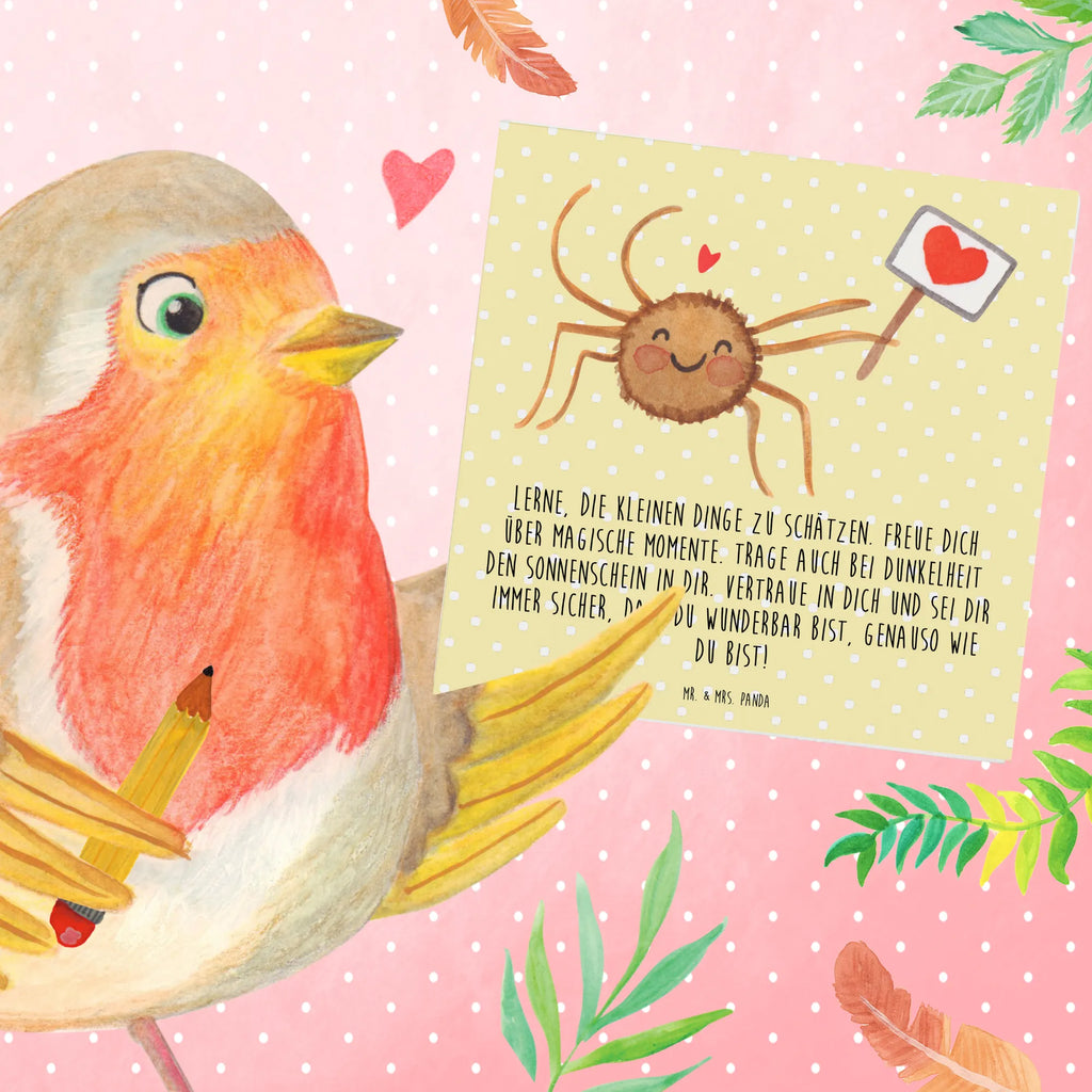 Deluxe Karte Spinne Agathe Motivation Hochzeitskarte, Einladungskarte, Geburtstagskarte, Grußkarte, Klappkarte, Glückwunschkarte, Hochwertige Klappkarte, Karte, Hochwertige Grußkarte, Spinne Agathe, Spinne, Agathe, Videos, Merchandise, Glück, Vertrauen, Liebe, Motivation, Dankeschön