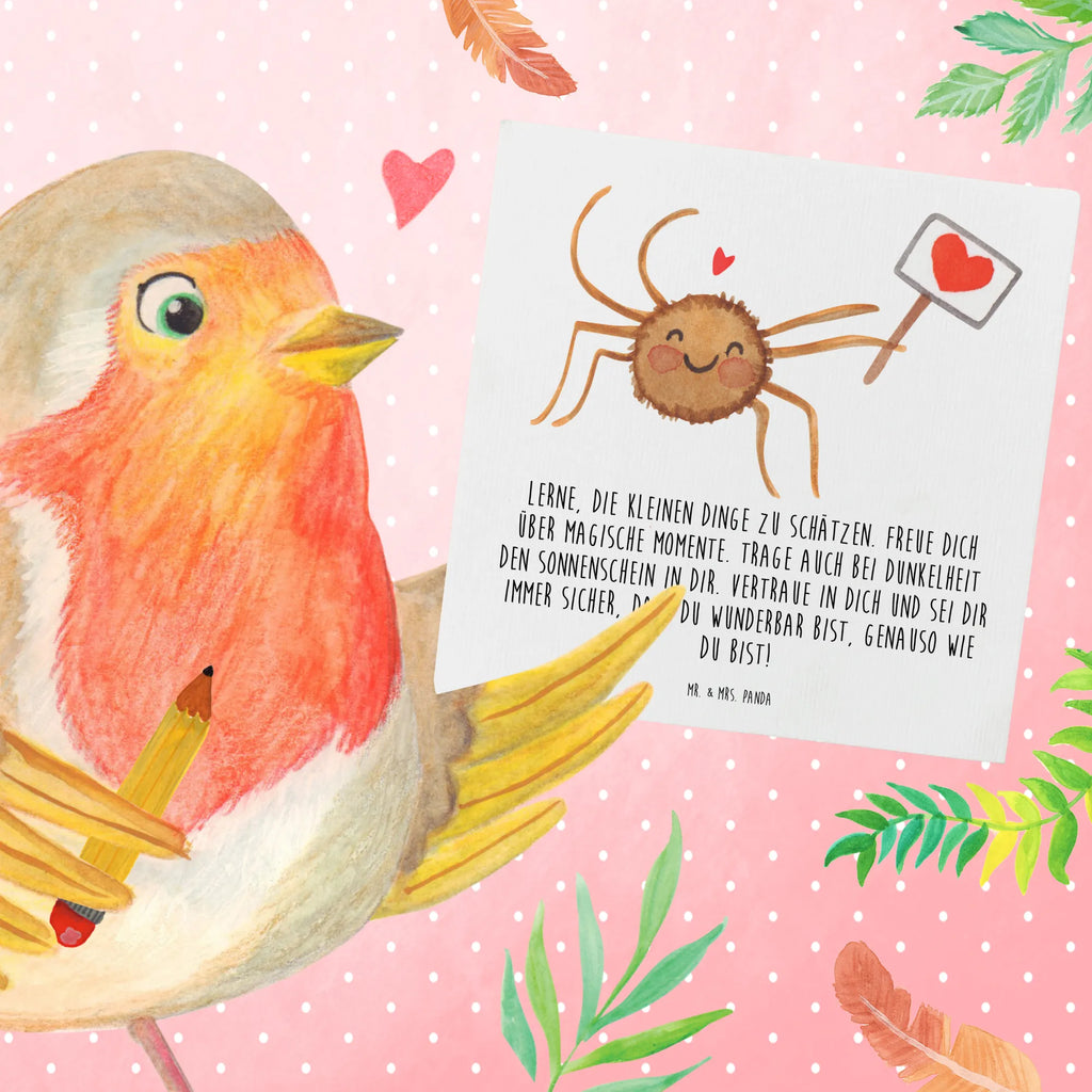 Deluxe Karte Spinne Agathe Motivation Hochzeitskarte, Einladungskarte, Geburtstagskarte, Grußkarte, Klappkarte, Glückwunschkarte, Hochwertige Klappkarte, Karte, Hochwertige Grußkarte, Spinne Agathe, Spinne, Agathe, Videos, Merchandise, Glück, Vertrauen, Liebe, Motivation, Dankeschön