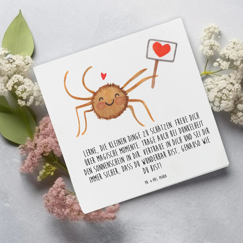 Deluxe Karte Spinne Agathe Motivation Hochzeitskarte, Einladungskarte, Geburtstagskarte, Grußkarte, Klappkarte, Glückwunschkarte, Hochwertige Klappkarte, Karte, Hochwertige Grußkarte, Spinne Agathe, Spinne, Agathe, Videos, Merchandise, Glück, Vertrauen, Liebe, Motivation, Dankeschön
