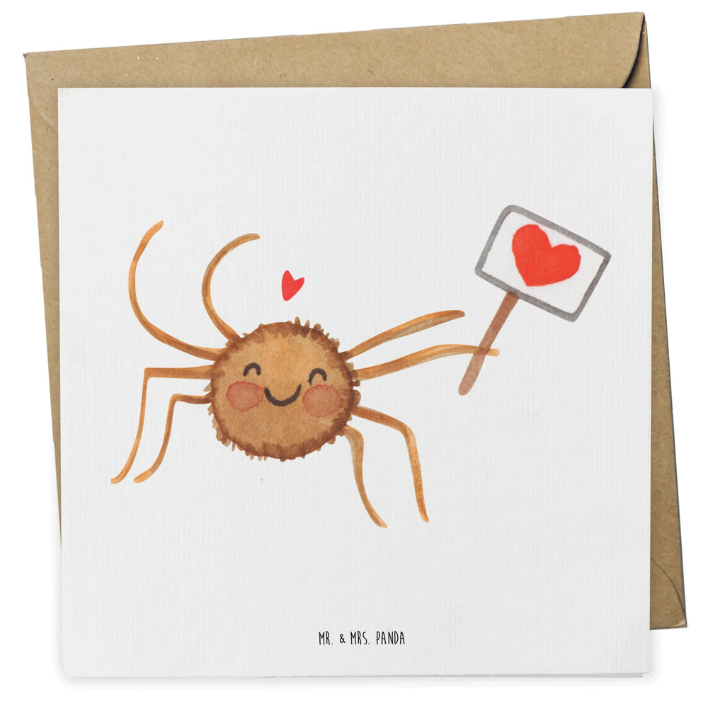 Deluxe Karte Spinne Agathe Motivation Hochzeitskarte, Einladungskarte, Geburtstagskarte, Grußkarte, Klappkarte, Glückwunschkarte, Hochwertige Klappkarte, Karte, Hochwertige Grußkarte, Spinne Agathe, Spinne, Agathe, Videos, Merchandise, Glück, Vertrauen, Liebe, Motivation, Dankeschön