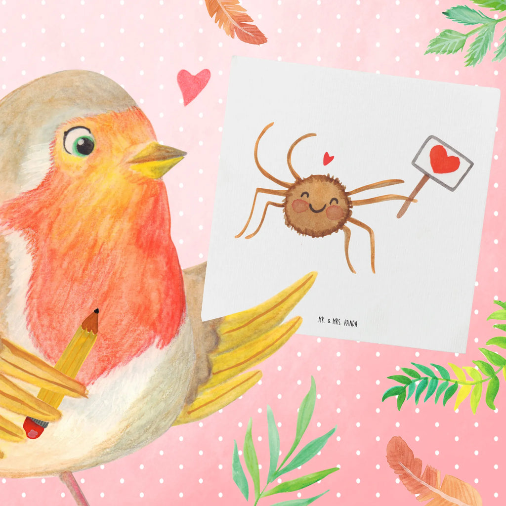 Deluxe Karte Spinne Agathe Motivation Hochzeitskarte, Einladungskarte, Geburtstagskarte, Grußkarte, Klappkarte, Glückwunschkarte, Hochwertige Klappkarte, Karte, Hochwertige Grußkarte, Spinne Agathe, Spinne, Agathe, Videos, Merchandise, Glück, Vertrauen, Liebe, Motivation, Dankeschön