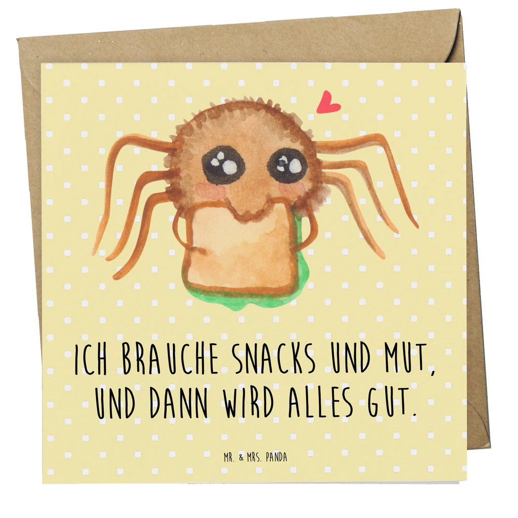 Deluxe Karte Spinne Agathe Sandwich Karte, Geburtstagskarte, Hochwertige Grußkarte, Klappkarte, Grußkarte, Hochzeitskarte, Glückwunschkarte, Einladungskarte, Hochwertige Klappkarte, Spinne Agathe, Spinne, Agathe, Videos, Merchandise, Mut, Verfressen, Glück, Lebensfreude, Alles wird gut, Hungrig, Hunger