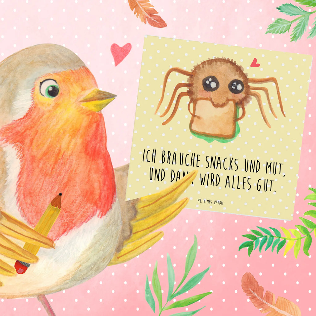 Deluxe Karte Spinne Agathe Sandwich Karte, Geburtstagskarte, Hochwertige Grußkarte, Klappkarte, Grußkarte, Hochzeitskarte, Glückwunschkarte, Einladungskarte, Hochwertige Klappkarte, Spinne Agathe, Spinne, Agathe, Videos, Merchandise, Mut, Verfressen, Glück, Lebensfreude, Alles wird gut, Hungrig, Hunger