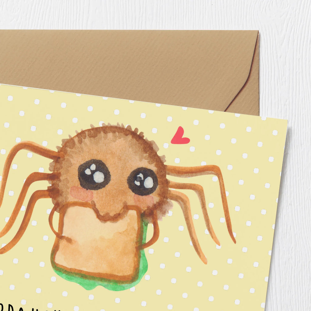 Deluxe Karte Spinne Agathe Sandwich Karte, Geburtstagskarte, Hochwertige Grußkarte, Klappkarte, Grußkarte, Hochzeitskarte, Glückwunschkarte, Einladungskarte, Hochwertige Klappkarte, Spinne Agathe, Spinne, Agathe, Videos, Merchandise, Mut, Verfressen, Glück, Lebensfreude, Alles wird gut, Hungrig, Hunger