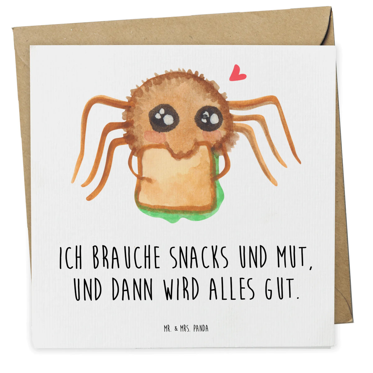 Deluxe Card Spider Agathe Sandwich Spider Agathe, Spider