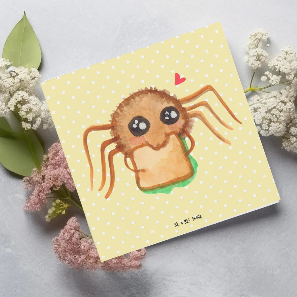 Deluxe Karte Spinne Agathe Sandwich Karte, Geburtstagskarte, Hochwertige Grußkarte, Klappkarte, Grußkarte, Hochzeitskarte, Glückwunschkarte, Einladungskarte, Hochwertige Klappkarte, Spinne Agathe, Spinne, Agathe, Videos, Merchandise, Mut, Verfressen, Glück, Lebensfreude, Alles wird gut, Hungrig, Hunger