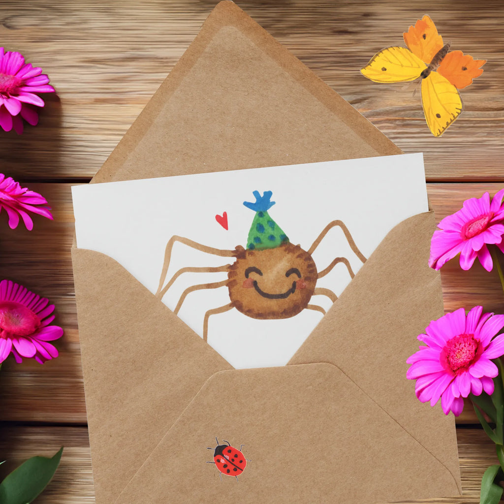 Deluxe Karte Spinne Agathe Party Einladungskarte, Hochwertige Grußkarte, Karte, Klappkarte, Geburtstagskarte, Glückwunschkarte, Grußkarte, Hochzeitskarte, Hochwertige Klappkarte, Spinne Agathe, Spinne, Agathe, Videos, Merchandise, Motivation, Selbstliebe, Wunder, Glück