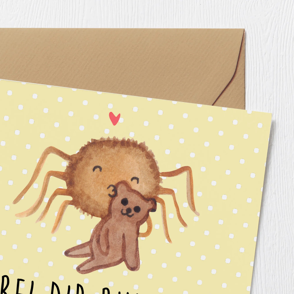 Deluxe Karte Spinne Agathe Teddy Grußkarte, Hochzeitskarte, Einladungskarte, Glückwunschkarte, Klappkarte, Hochwertige Klappkarte, Geburtstagskarte, Karte, Hochwertige Grußkarte, Spinne Agathe, Spinne, Agathe, Videos, Merchandise, Liebesbeweis, Verliebt, Liebesgeschenk, Dankeschön, Teddy, Freundschaft, Treue, Miteinander