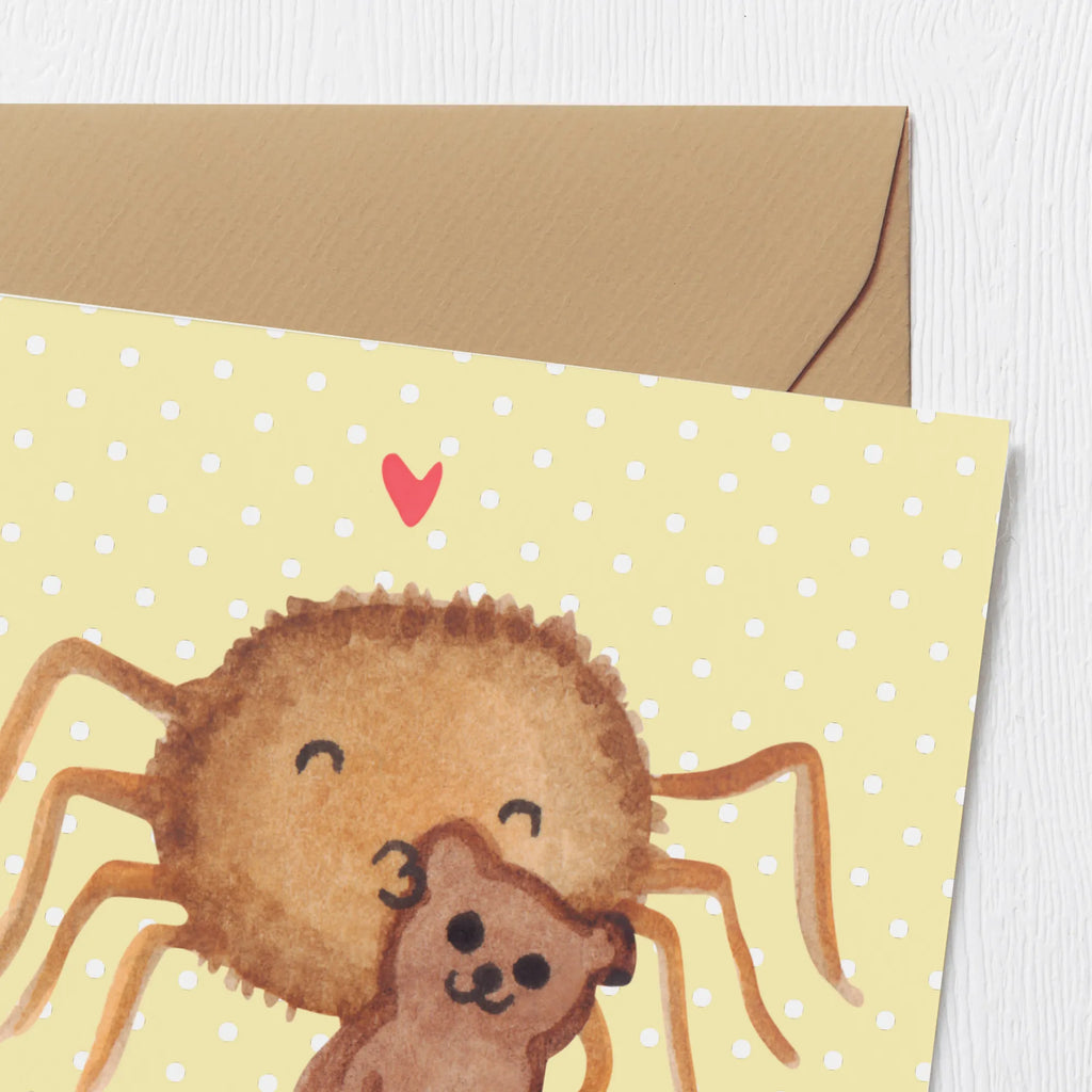 Deluxe Karte Spinne Agathe Teddy Grußkarte, Hochzeitskarte, Einladungskarte, Glückwunschkarte, Klappkarte, Hochwertige Klappkarte, Geburtstagskarte, Karte, Hochwertige Grußkarte, Spinne Agathe, Spinne, Agathe, Videos, Merchandise, Liebesbeweis, Verliebt, Liebesgeschenk, Dankeschön, Teddy, Freundschaft, Treue, Miteinander