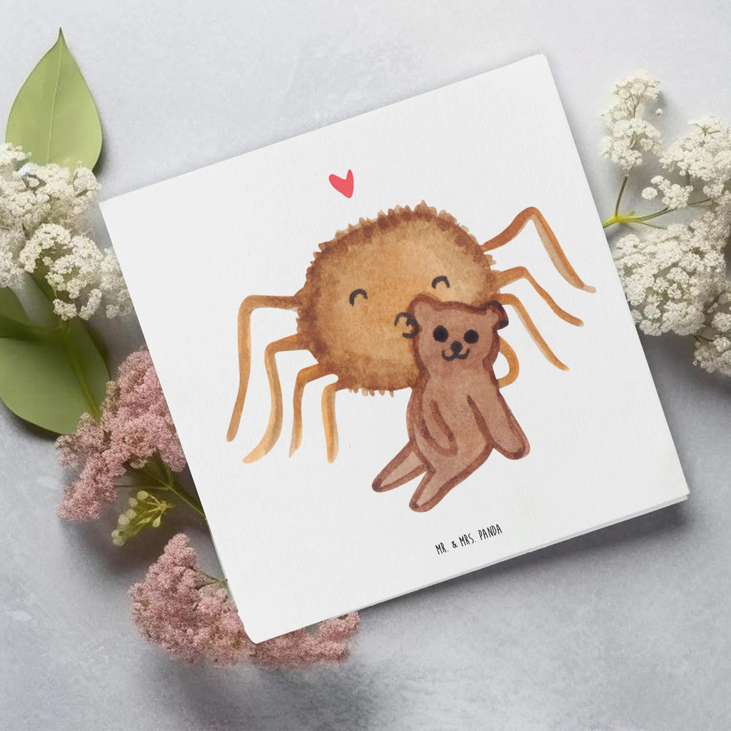 Deluxe Karte Spinne Agathe Teddy Grußkarte, Hochzeitskarte, Einladungskarte, Glückwunschkarte, Klappkarte, Hochwertige Klappkarte, Geburtstagskarte, Karte, Hochwertige Grußkarte, Spinne Agathe, Spinne, Agathe, Videos, Merchandise, Liebesbeweis, Verliebt, Liebesgeschenk, Dankeschön, Teddy, Freundschaft, Treue, Miteinander