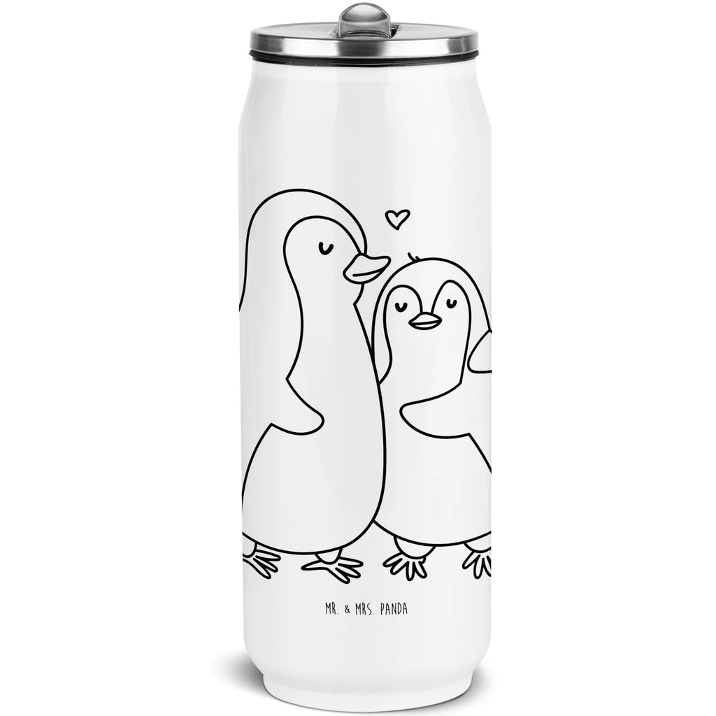 Drink Cans Water Bottle Penguin embrace Penguin, North Pole, Winter, Penguins, love, anniversary, love gift, penguin, wedding, wedding day, wedding gift, proof of love, lovers, engagement