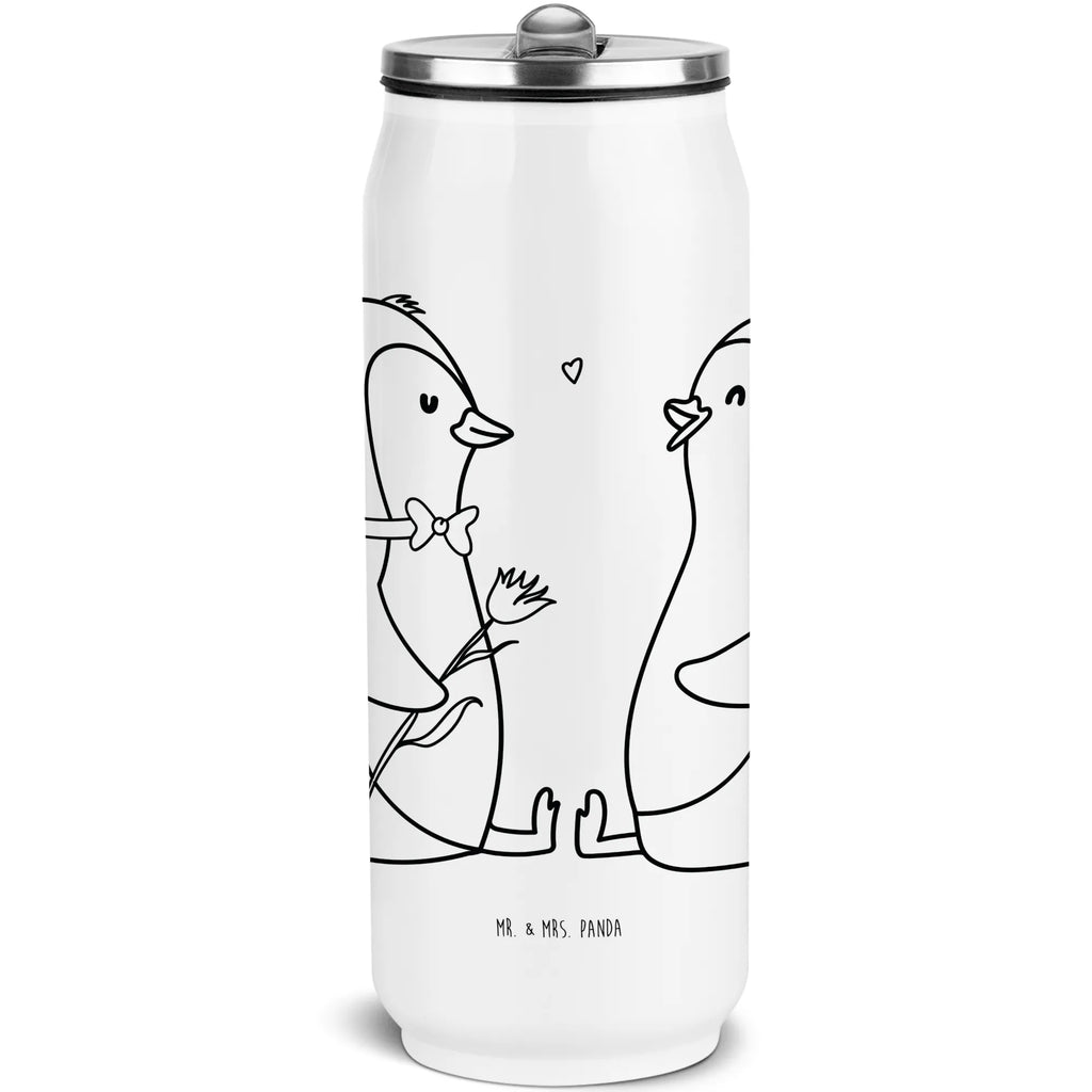 Drink Cans Water Bottle Penguin pair Penguin, North Pole, Winter, Penguins, great love, wedding gift, proof of love, penguin, dream couple, love gift, engagement, love, lovers, penguins, wedding day, wedding, anniversary
