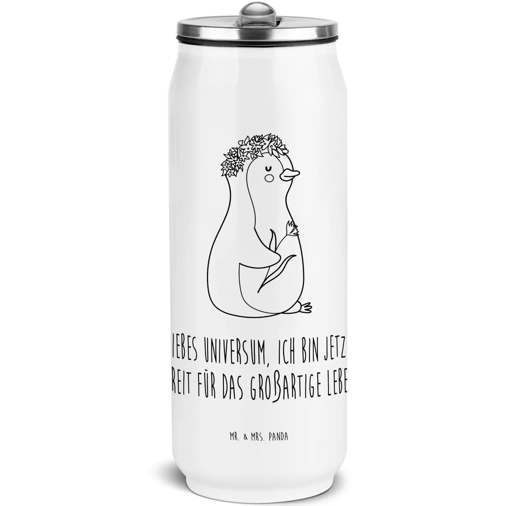 Puszki napojowe Butelka do picia pingwin kwiaty Pinguin