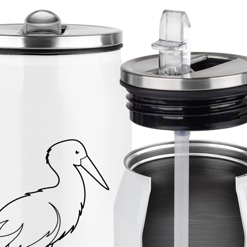 Puszki napojowe Butelka do picia Bocian Motywy zwierzęce, dobra energia, zabawne powiedzonka, zwierzęta