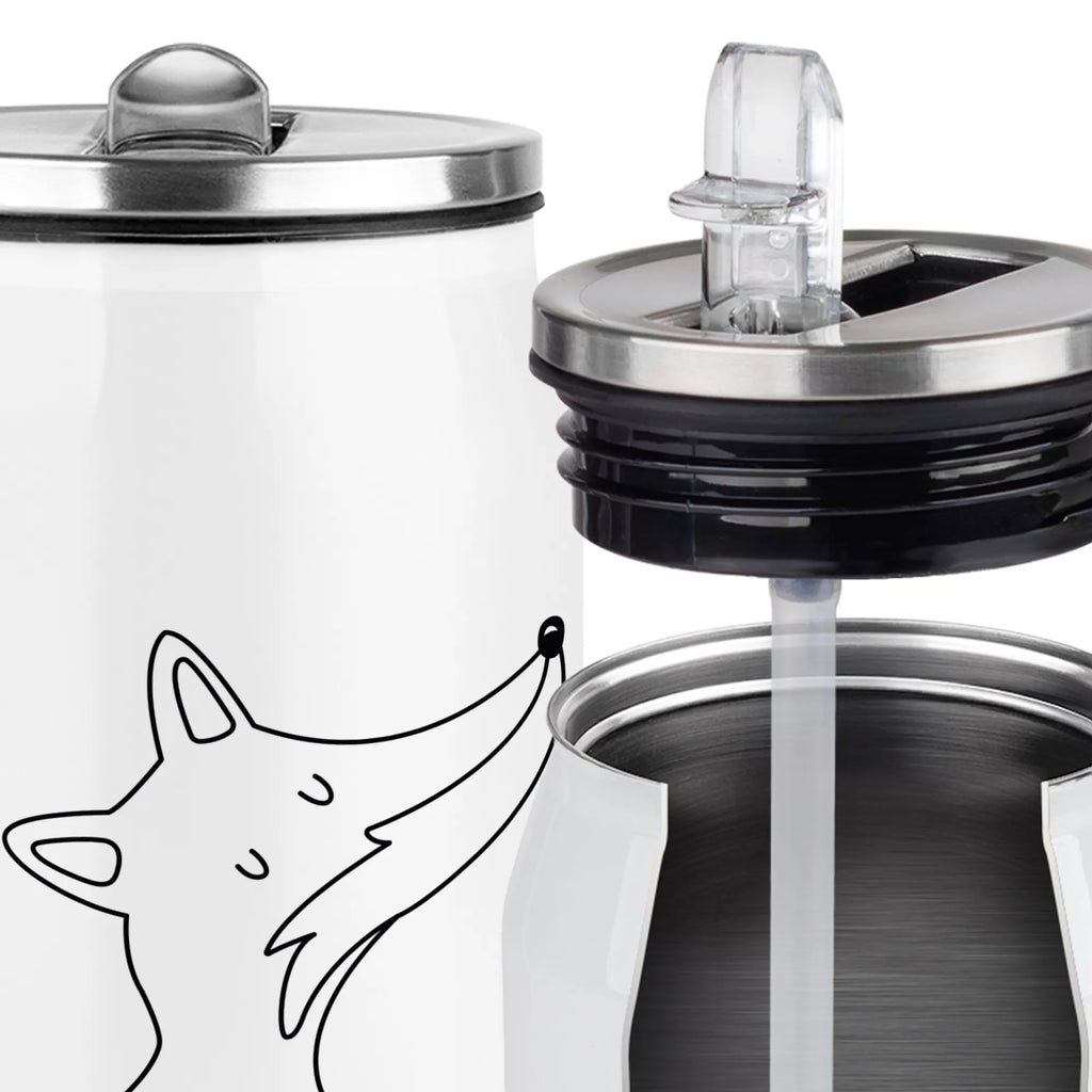 Drink Cans Water Bottle Fox ballerina fox, foxes, forest wildlife, clever as a fox, animal lover, vixen, dancer, invitation, dancing, ballerina, fox saying, party, ballet, birthday