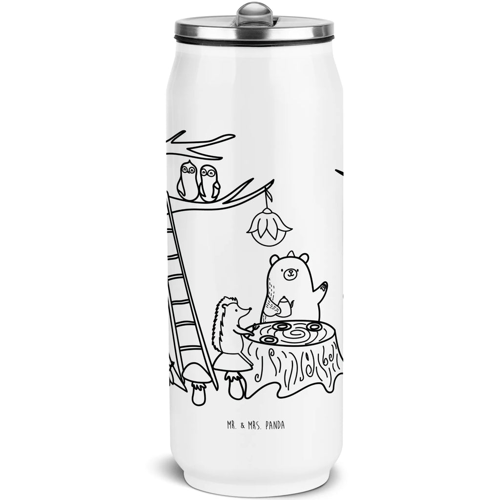 Puszki napojowe Butelka do picia zwierzęta leśne piknik Motywy zwierzęce, dobra energia, zabawne powiedzonka, zwierzęta