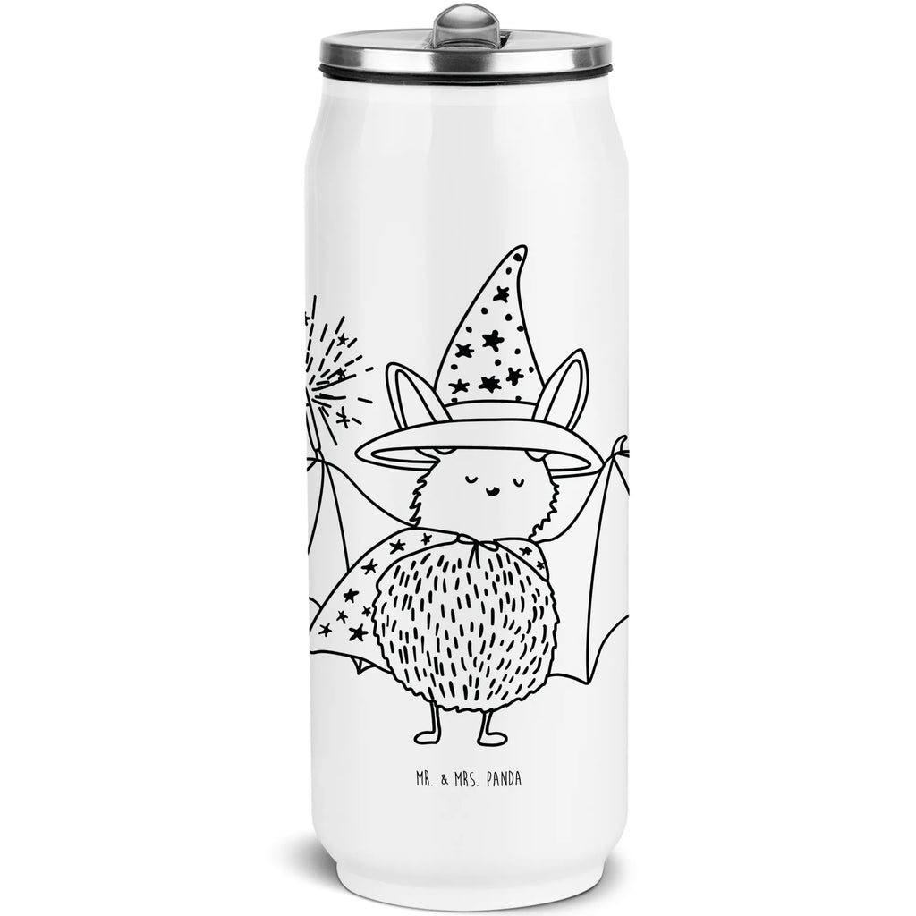Drink Cans Water Bottle bat wizard small animals, cute, funny, cute animal motives, hand drawn, small world, funny sayings, good mood, happy, gifts, gift ideas, special gifts, animal lover, card, get in, Bats, magicians, bats, women, sorcerers