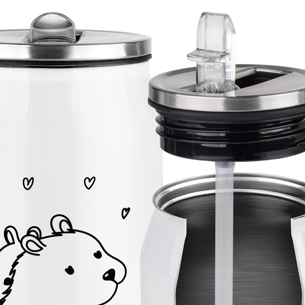 Puszki napojowe Butelka do picia Niedźwiedź polarny obejmować Motywy zwierzęce, dobra energia, zabawne powiedzonka, zwierzęta