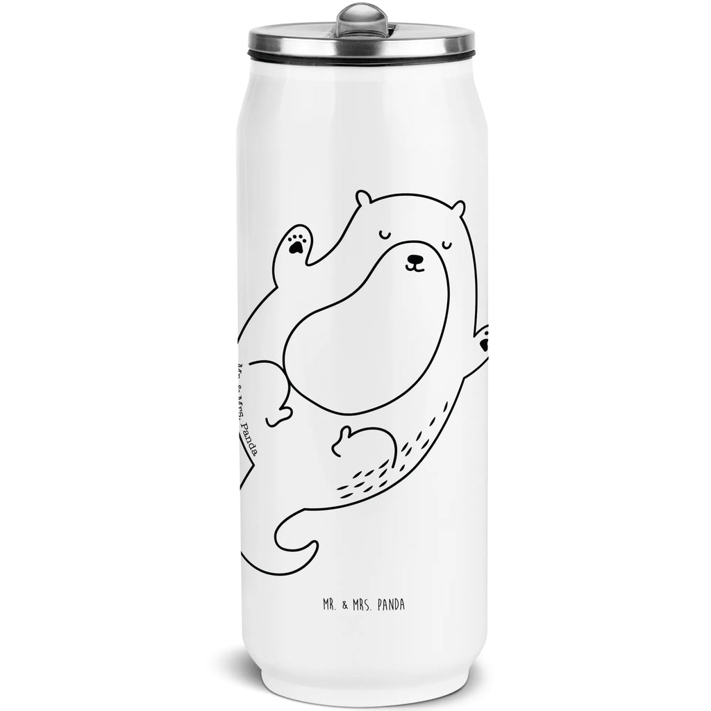Drink Cans Water Bottle otter Embrace otter, marten, sea otter, European otter, water mammal, aquatic animal, baby otter, predator, water, otter gifts, animal lover, gift ideas for animal lovers, animal, mammal, water animal, gifts for people in love, Otter Sea Otter Lake Otter