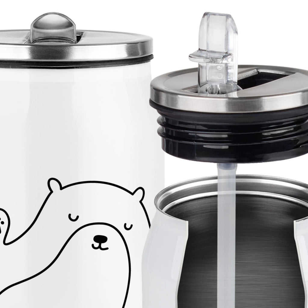 Drink Cans Water Bottle otter Embrace otter, marten, sea otter, European otter, water mammal, aquatic animal, baby otter, predator, water, otter gifts, animal lover, gift ideas for animal lovers, animal, mammal, water animal, gifts for people in love, Otter Sea Otter Lake Otter