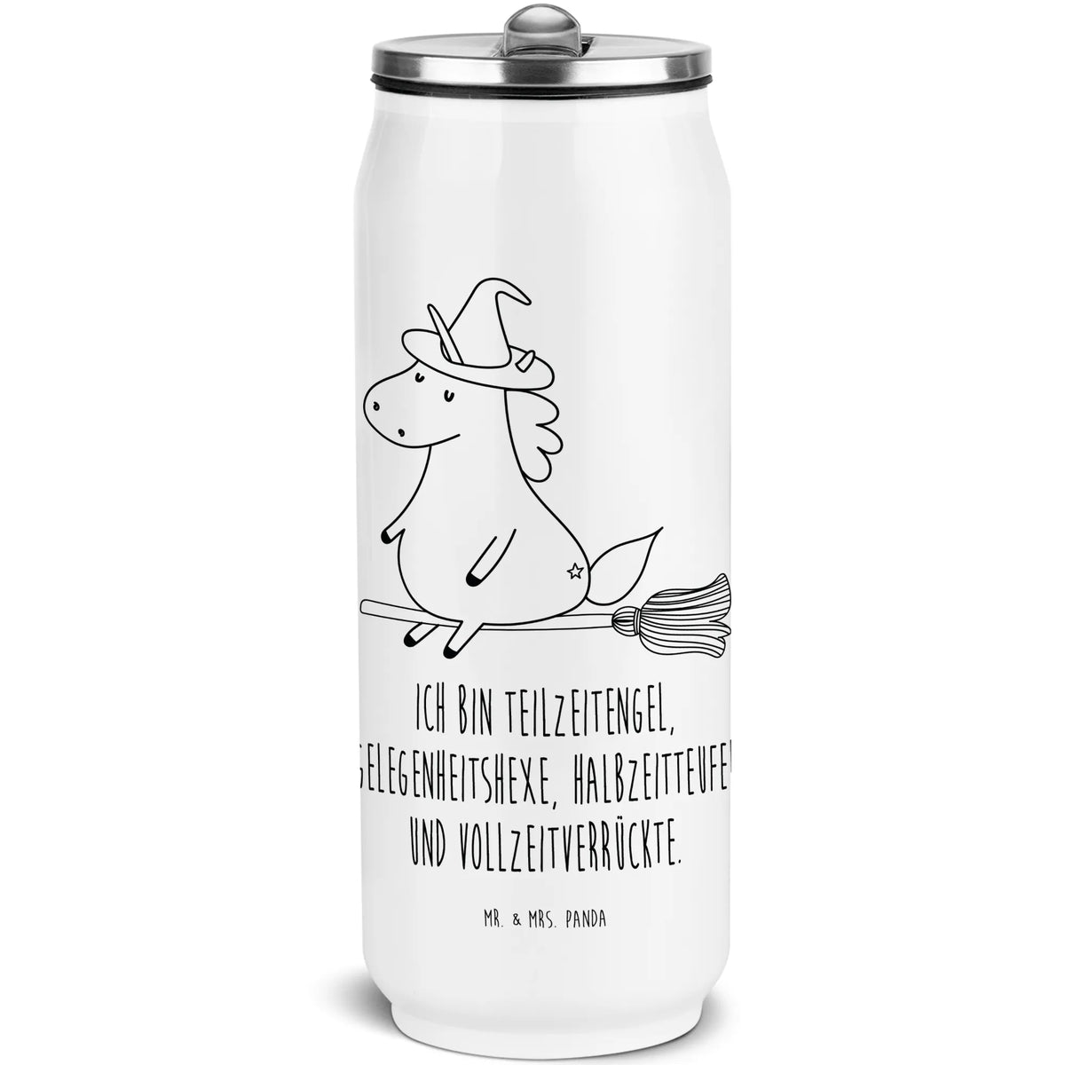 Drink Cans Water Bottle unicorn Witch unicorn, unicorns, devil, angel, Unicorn, mad, wife gift, witch, bitch, girlfriend present, bad girl