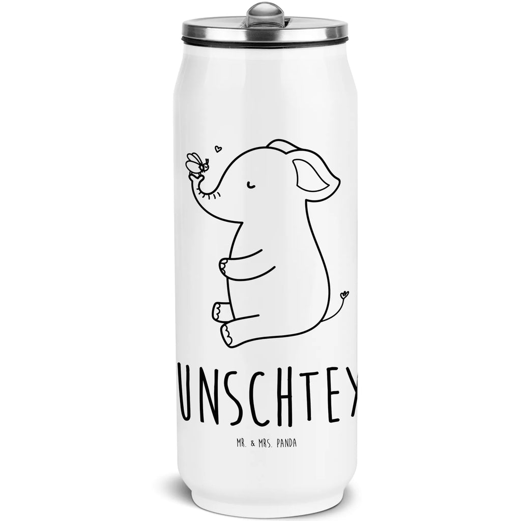 Personalized Beverage Cans Drinking Bottle elephant bee small animals, cute, funny, cute animal motives, hand drawn, small world, funny sayings, good mood, happy, gifts, gift ideas, special gifts, animal lover, card, love saying, elephant, bee, wedding gift, anniversary, love, proof of love, marriage proposal, love gift
