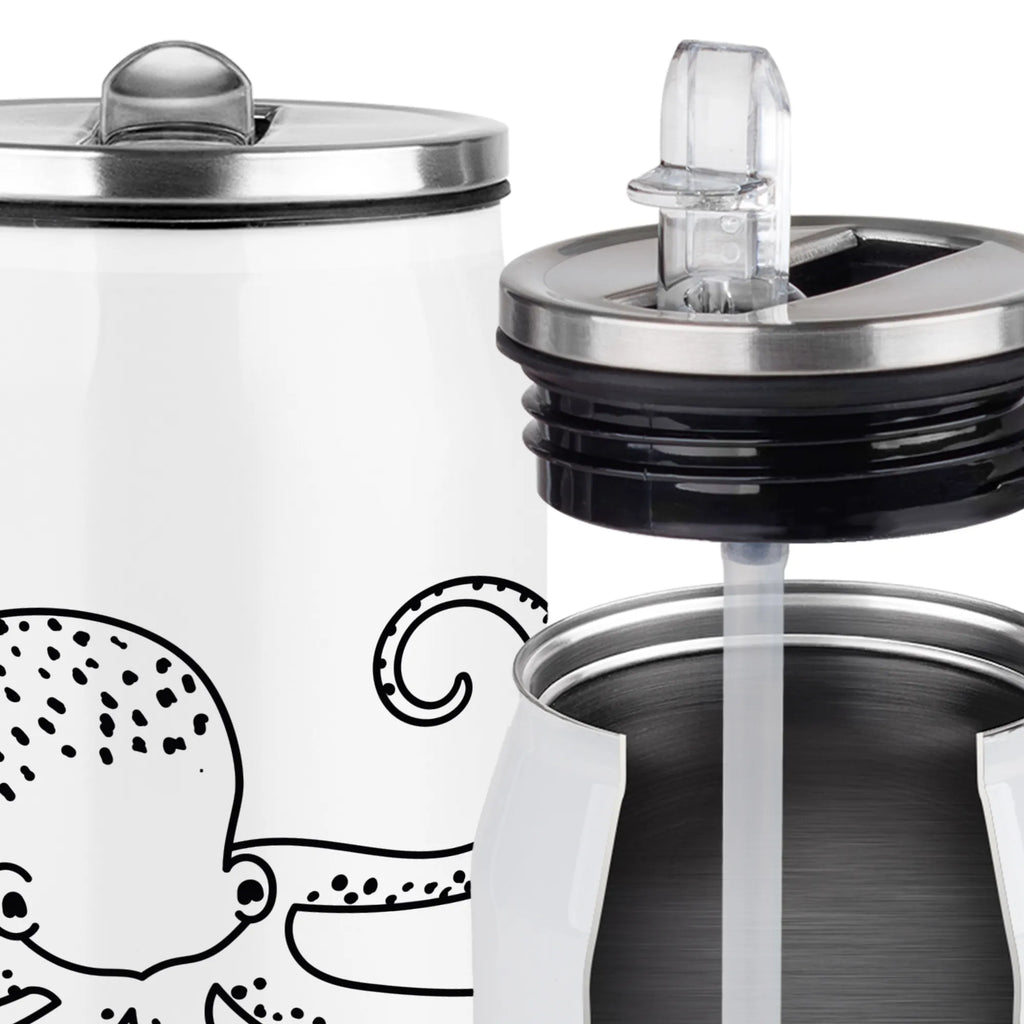 Personalizowane puszki napojowe i butelka do picia Ośmiornica Motywy zwierzęce, dobra energia, zabawne powiedzonka, zwierzęta