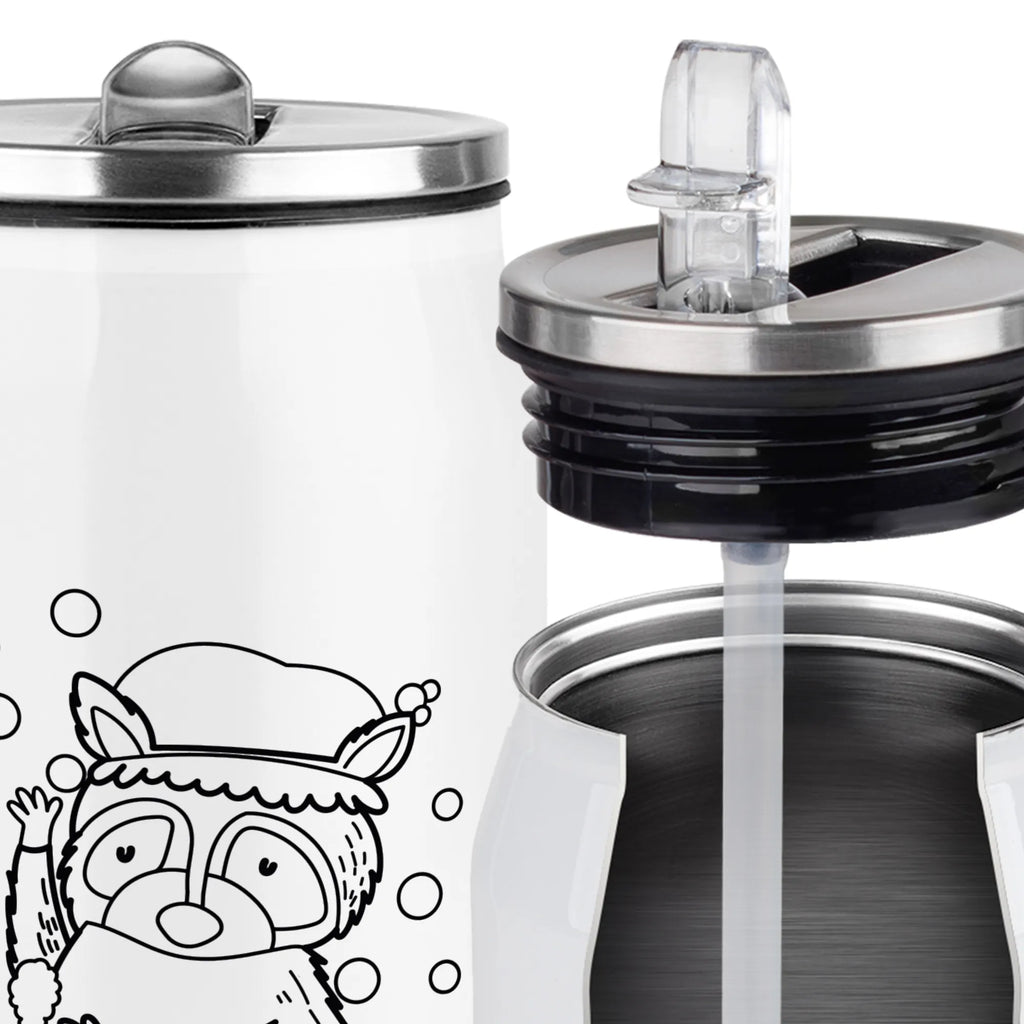 Personalizowane puszki napojowe i butelka do picia Szop pracz Motywy zwierzęce, dobra energia, zabawne powiedzonka, zwierzęta