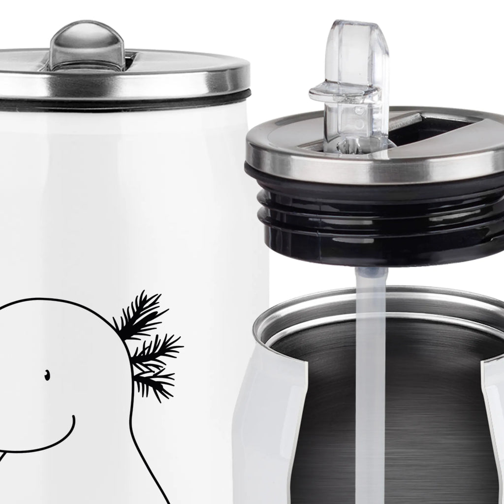 Personalized Beverage Cans Drinking Bottle axolotl zero Axolotl, Axelotl, marine animals, Mexican walking fish, salamander, cheerful, worldly wisdom, lifestyle, love, Axolot, happy, contented, girlfriend, wisdom