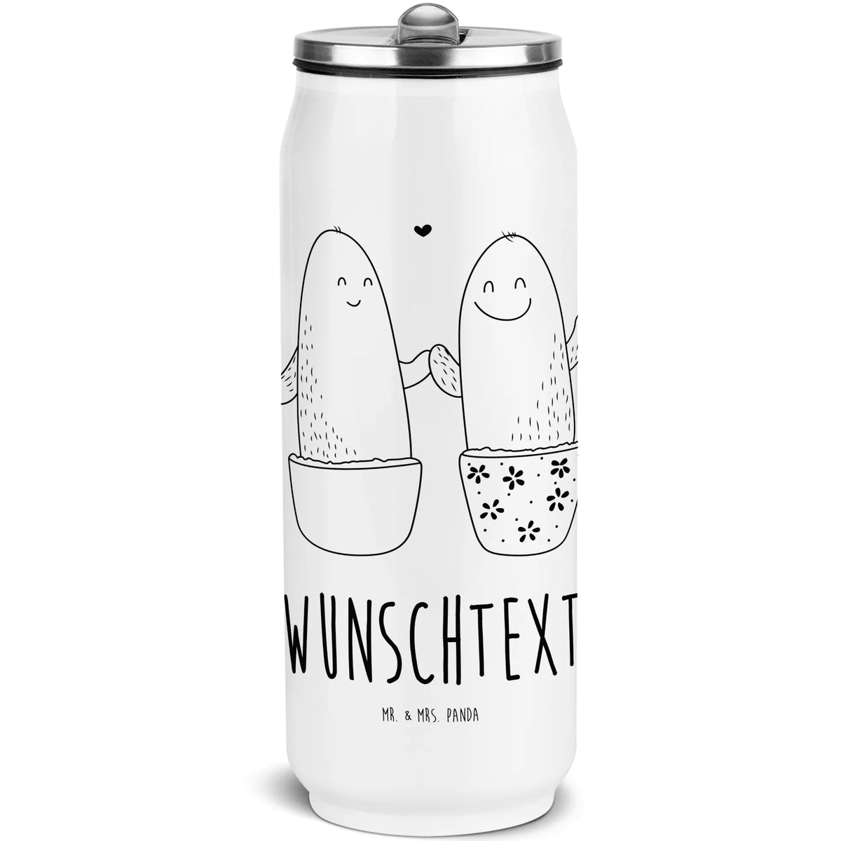 Personalized Beverage Cans Drinking Bottle cactus Love cactus, cactuses, plants, cactus plant, small green cactus, couple, love message, quarrel, cactus love, friendship, reconciliation, proof of love, separation, wedding