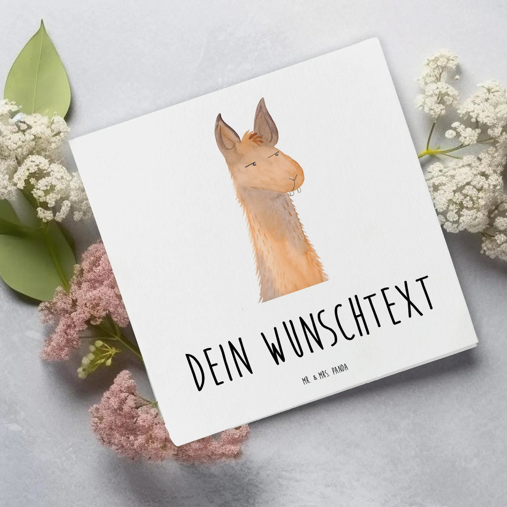 Personalized Deluxe Card llama head Annoyed Personalisierte Einladungskarte, Personalisierte Karte, Grußkarte als Geldgeschenk, Grußkarte selbst gestalten, Personalisierte Geburtstagskarte, Grußkarte mit persönlichen Nachrichten, Grußkarte mit Namen, Personalisierte Grußkarte, Personalisiertere Klappkarte, Grußkarten personalisiert, Personalisierte Glückwunschkarte, Personalisierte Hochzeitskarte, Grußkarte selber drucken, Lama, Alpaka, Recht haben, Büro, Azubi, Büroalltag, Chef, beste Freundin, Lamas, Chefin, genervt sein, Freundin, Partnerin