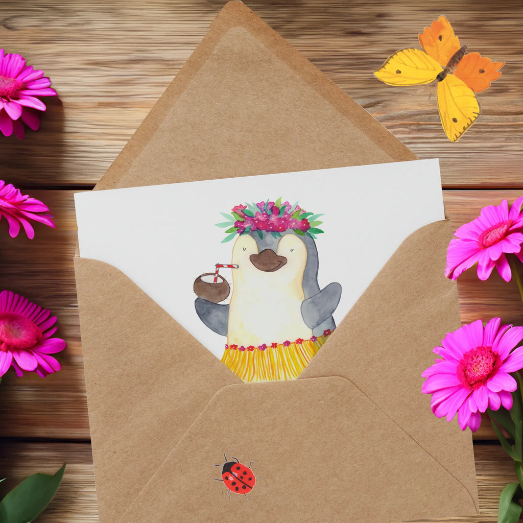 Personalisierte Deluxe Karte Pinguin Kokosnuss Personalisierte Geburtstagskarte, Personalisiertere Klappkarte, Grußkarte als Geldgeschenk, Personalisierte Hochzeitskarte, Grußkarte Selbst Gestalten, Personalisierte Einladungskarte, Grußkarte mit Namen, Personalisierte Glückwunschkarte, Grußkarten Personalisiert, Personalisierte Grußkarte, Grußkarte Selber Drucken, Grußkarte mit Persönlichen Nachrichten, Personalisierte Karte, Pinguin, Pinguine, Kokosnuss, Aloha, Hawaii, Urlaub