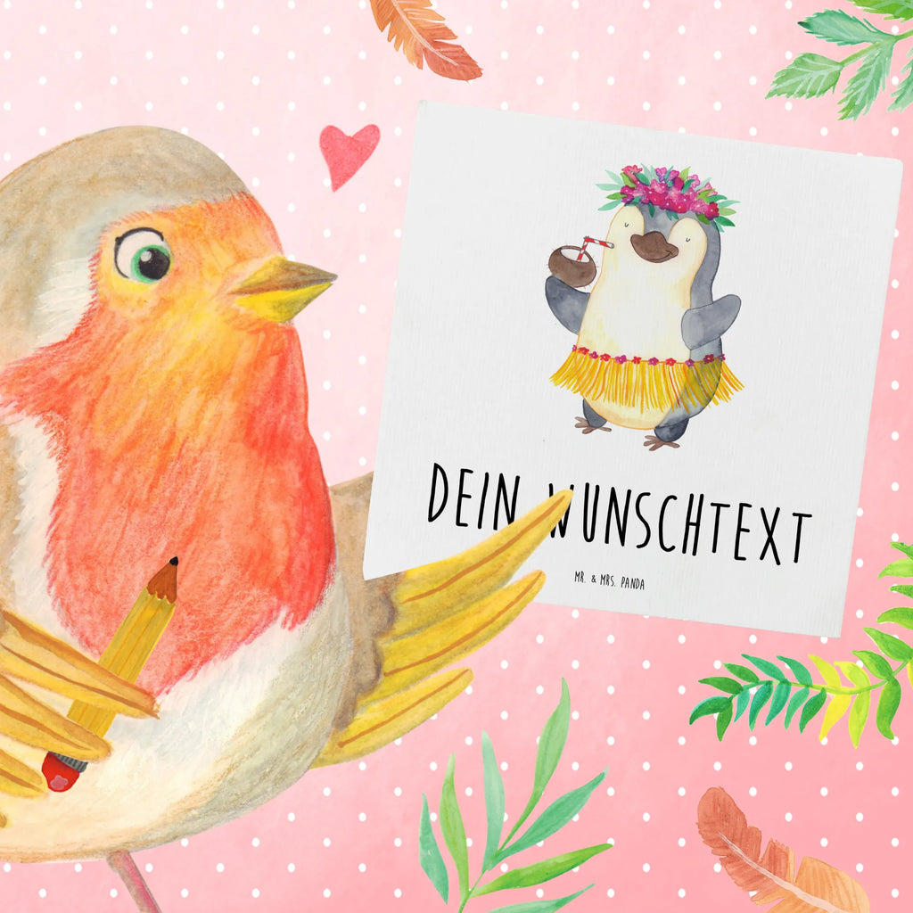 Personalisierte Deluxe Karte Pinguin Kokosnuss Personalisierte Geburtstagskarte, Personalisiertere Klappkarte, Grußkarte als Geldgeschenk, Personalisierte Hochzeitskarte, Grußkarte Selbst Gestalten, Personalisierte Einladungskarte, Grußkarte mit Namen, Personalisierte Glückwunschkarte, Grußkarten Personalisiert, Personalisierte Grußkarte, Grußkarte Selber Drucken, Grußkarte mit Persönlichen Nachrichten, Personalisierte Karte, Pinguin, Pinguine, Kokosnuss, Aloha, Hawaii, Urlaub