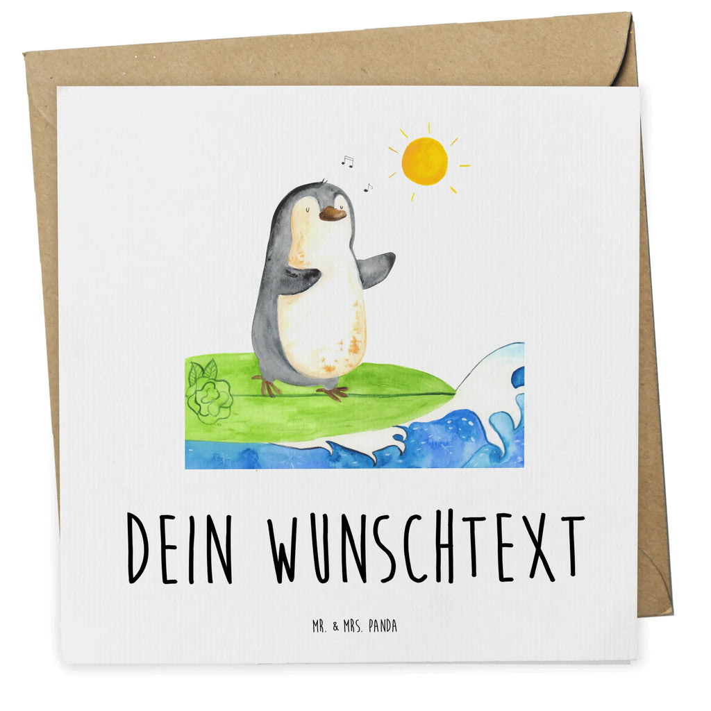 Personalized Deluxe Card Penguin surfer Personalisierte Karte, Personalisierte Glückwunschkarte, Grußkarten personalisiert, Personalisierte Einladungskarte, Personalisierte Hochzeitskarte, Grußkarte selber drucken, Grußkarte mit Namen, Grußkarte selbst gestalten, Personalisiertere Klappkarte, Personalisierte Grußkarte, Grußkarte als Geldgeschenk, Personalisierte Geburtstagskarte, Grußkarte mit persönlichen Nachrichten, Pinguin, surfen, Pinguine, Portugal, Surfer, Urlaub, Wellen, Hawaii, Wellen reiten