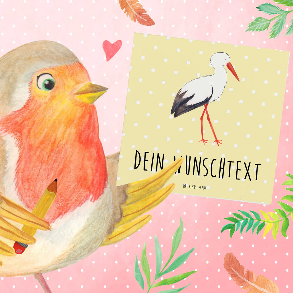 Personalized Deluxe Card Stork Personalisierte Glückwunschkarte, Grußkarte mit persönlichen Nachrichten, Personalisierte Einladungskarte, Grußkarte mit Namen, Grußkarte selbst gestalten, Personalisiertere Klappkarte, Personalisierte Geburtstagskarte, Grußkarte selber drucken, Grußkarten personalisiert, Personalisierte Karte, Personalisierte Hochzeitskarte, Personalisierte Grußkarte, Grußkarte als Geldgeschenk, Tiermotive, Gute Laune, lustige Sprüche, Tiere, Störche, Schwangerschaft, Mütter, Mutter werden, Mutter, Babybauch, Baby, Geburt, Storch, Schwanger