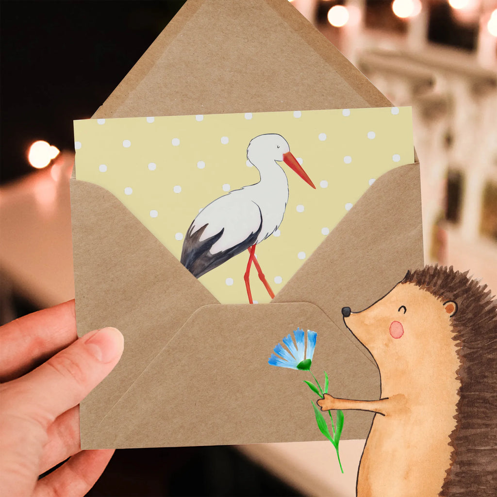 Personalized Deluxe Card Stork Personalisierte Glückwunschkarte, Grußkarte mit persönlichen Nachrichten, Personalisierte Einladungskarte, Grußkarte mit Namen, Grußkarte selbst gestalten, Personalisiertere Klappkarte, Personalisierte Geburtstagskarte, Grußkarte selber drucken, Grußkarten personalisiert, Personalisierte Karte, Personalisierte Hochzeitskarte, Personalisierte Grußkarte, Grußkarte als Geldgeschenk, Tiermotive, Gute Laune, lustige Sprüche, Tiere, Störche, Schwangerschaft, Mütter, Mutter werden, Mutter, Babybauch, Baby, Geburt, Storch, Schwanger