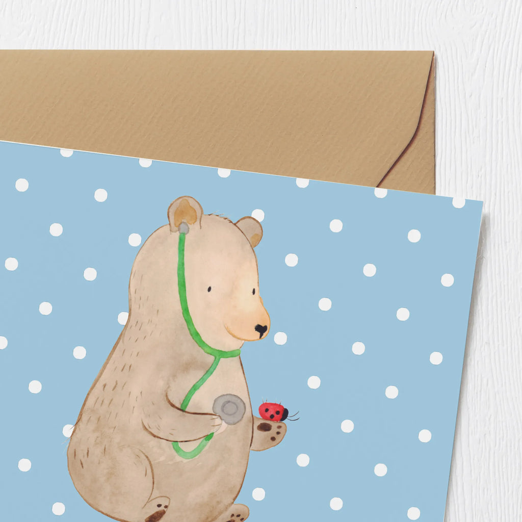 Personalized Deluxe Card bear Physician Grußkarte selber drucken, Grußkarten personalisiert, Grußkarte als Geldgeschenk, Personalisiertere Klappkarte, Personalisierte Glückwunschkarte, Personalisierte Hochzeitskarte, Personalisierte Grußkarte, Grußkarte selbst gestalten, Personalisierte Einladungskarte, Personalisierte Karte, Grußkarte mit persönlichen Nachrichten, Grußkarte mit Namen, Personalisierte Geburtstagskarte, Bär, Teddy, Teddybär, Arzt, Doktorin, Professorin, Professor, Doktor, Ärztin