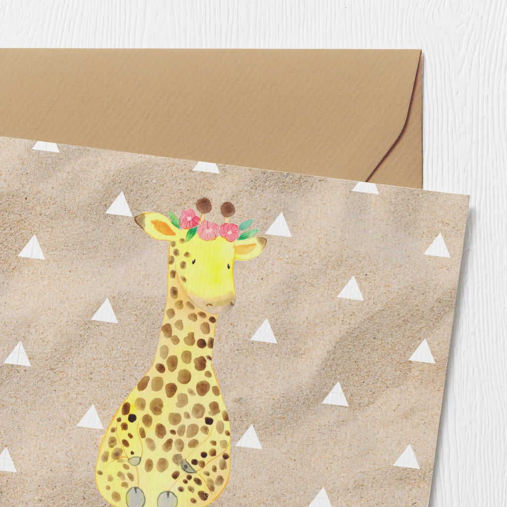 Personalized Deluxe Card giraffe flower wreath Personalisierte Einladungskarte, Grußkarte selbst gestalten, Grußkarte als Geldgeschenk, Grußkarte selber drucken, Personalisierte Karte, Personalisierte Hochzeitskarte, Grußkarte mit Namen, Personalisierte Grußkarte, Grußkarten personalisiert, Grußkarte mit persönlichen Nachrichten, Personalisierte Glückwunschkarte, Personalisiertere Klappkarte, Personalisierte Geburtstagskarte, Afrika, Wildtiere, Freundin, Blumenkranz, Selbstliebe, Giraffe, Abenteurer