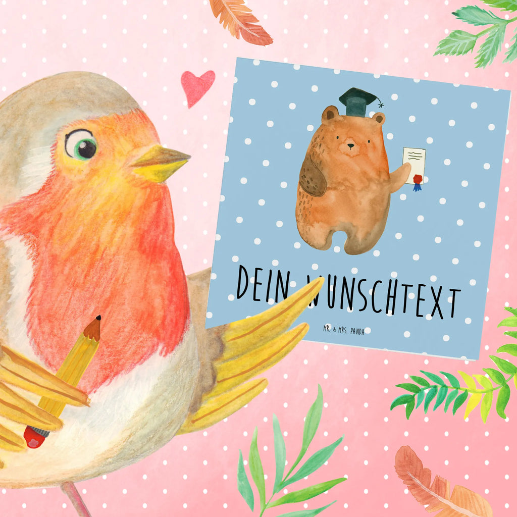 Personalized Deluxe Card bear Test Grußkarten personalisiert, Personalisiertere Klappkarte, Grußkarte mit persönlichen Nachrichten, Personalisierte Geburtstagskarte, Personalisierte Einladungskarte, Grußkarte mit Namen, Personalisierte Karte, Personalisierte Hochzeitskarte, Grußkarte als Geldgeschenk, Grußkarte selbst gestalten, Personalisierte Grußkarte, Personalisierte Glückwunschkarte, Grußkarte selber drucken, Bär, Teddy, Teddybär, Zeugnis, Abschlusszeugnis, Prüfung bestanden, Abitur, Prüfungen, Abschluss